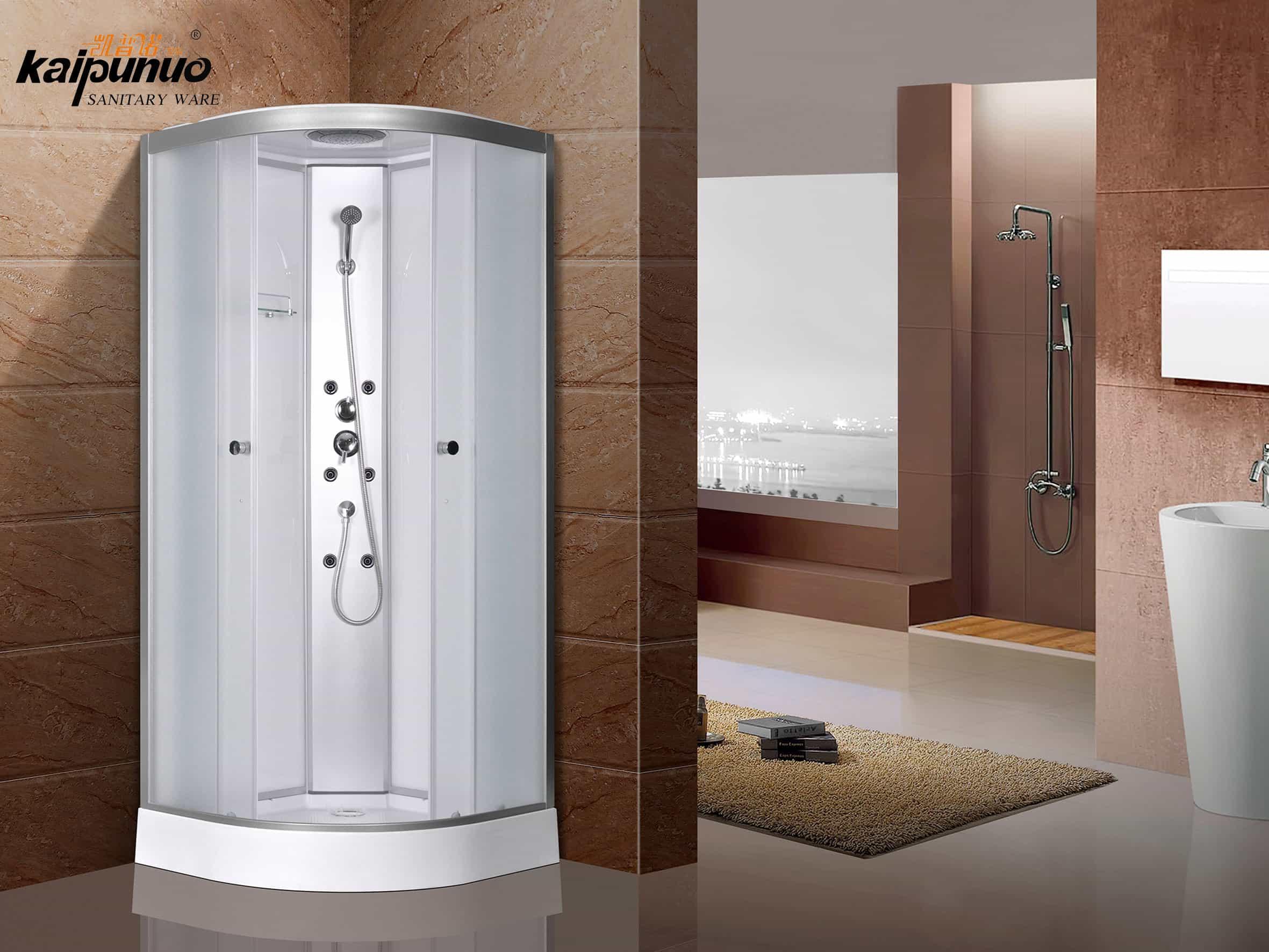 China Cuarto de baño exclusivo con puerta corrediza de vidrio y perfil de  aluminio Proveedores, Fábrica - Kaipunuo Sanitary Ware Co., Ltd.